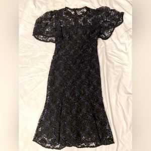 Shoshanna Women's Harmonia Short Sleeve Lace Dress